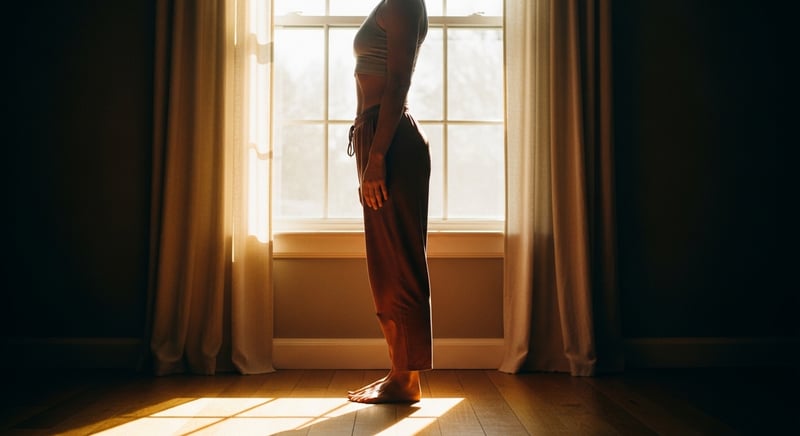 Balanced geometric stack of varied shapes symbolizing harmony and intentional daily choices in a zen minimalist style