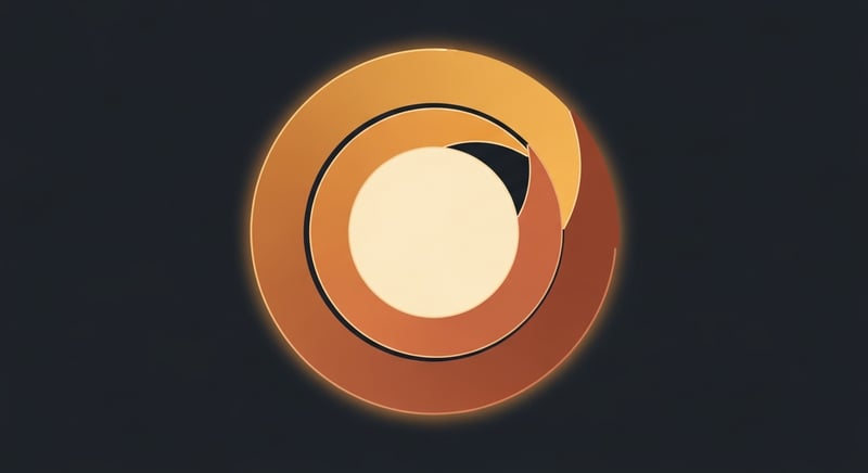 Geometric illustration of a 30-minute work cycle drawn as a ring split into a large sitting segment, a medium standing segment, and a small walking segment, in honey-gold, terracotta, and charcoal.